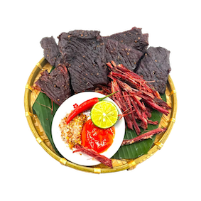 Thịt trâu gác bếp